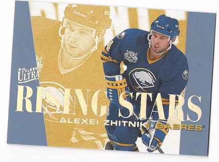 1995-96 Ultra Rising Stars #10 Alexei Zhitnik (10-X149-SABRES) (2)