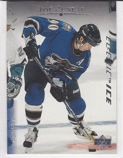 1995-96 Upper Deck Electric Ice #25 Joe Juneau (15-275x1-CAPITALS)
