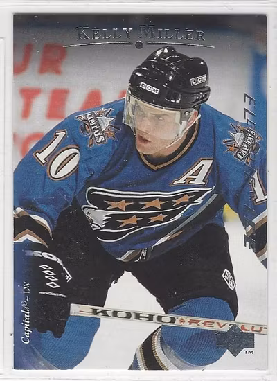 1995-96 Upper Deck Electric Ice #346 Kelly Miller (12-294x9-CAPITALS)