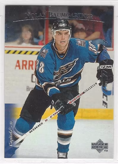 1995-96 Upper Deck Electric Ice #353 Nolan Baumgartner (12-31x2-CAPITALS)
