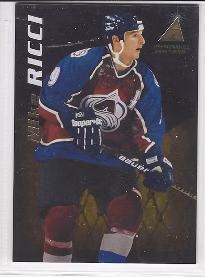 1995-96 Zenith #91 Mike Ricci (5-255x3-AVALANCHE)