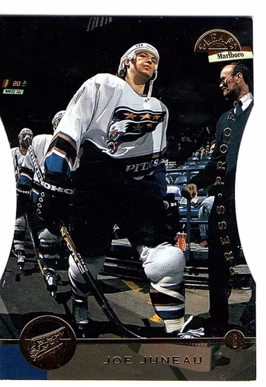 1996-97 Leaf Press Proofs #21 Joe Juneau (15-X64-CAPITALS)