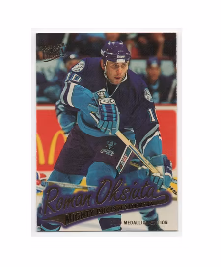 1996-97 Ultra Gold Medallion #G4 Roman Oksiuta (10-X210-DUCKS)
