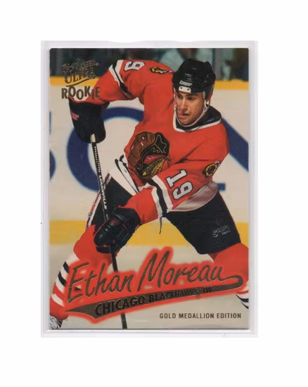 1996-97 Ultra Gold Medallion #G32 Ethan Moreau (10-X196-BLACKHAWKS)