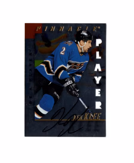 1997-98 Be A Player Autographs Die Cut #91 Ken Klee (50-172x1-CAPITALS)