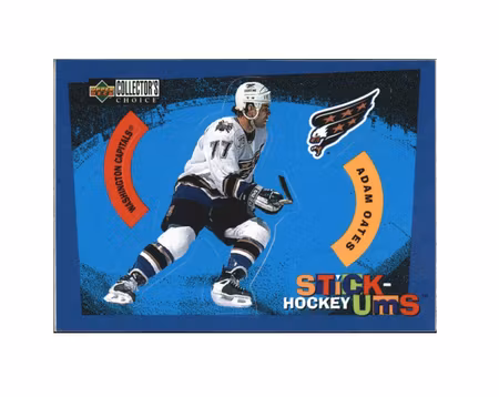 1997-98 Collector's Choice Stick 'Ums #S28 Adam Oates (10-X170-CAPITALS)