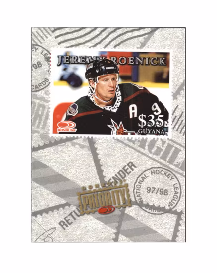 1997-98 Donruss Priority Stamps #33 Jeremy Roenick (12-X170-COYOTES)