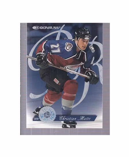 1997-98 Donruss Rated Rookies #6 Christian Matte (12-X170-AVALANCHE)