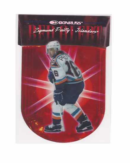 1997-98 Donruss Red Alert #8 Zigmund Palffy (40-166x8-ISLANDERS)