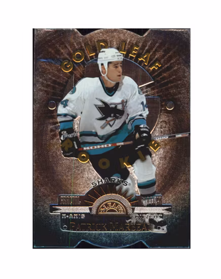 1997-98 Leaf Fractal Matrix Die Cuts #154 Patrick Marleau GLR SX (50-X163-SHARKS) (9798L)