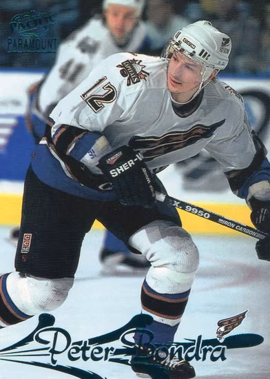 1997-98 Paramount Emerald Green #193 Peter Bondra (10-X76-CAPITALS)