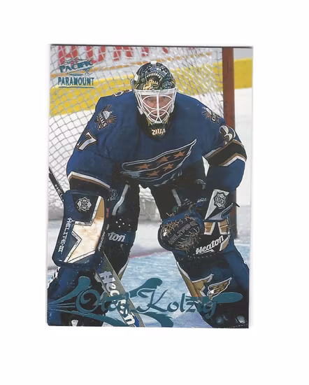 1997-98 Paramount Ice Blue #196 Olaf Kolzig (25-X75-CAPITALS)