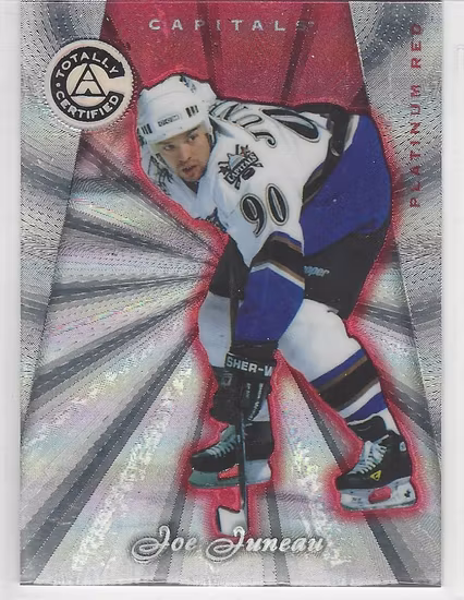 1997-98 Pinnacle Totally Certified Platinum Red #63 Joe Juneau (15-X76-CAPITALS)