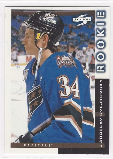 1997-98 Score #53 Jaroslav Svejkovsky (5-261x8-CAPITALS)
