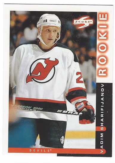 1997-98 Score #56 Vadim Sharifijanov (10-26x2-DEVILS)