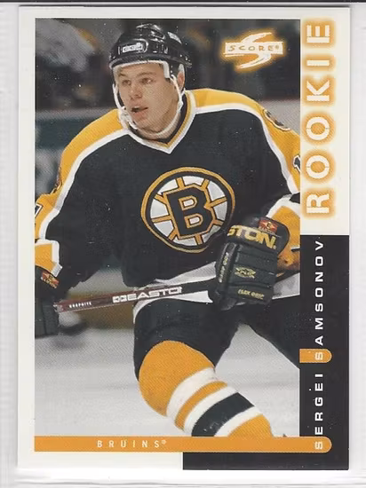 1997-98 Score #59 Sergei Samsonov (5-261x1-BRUINS)