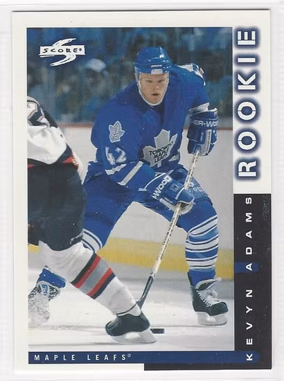 1997-98 Score #60 Kevyn Adams (5-261x9-MAPLE LEAFS)