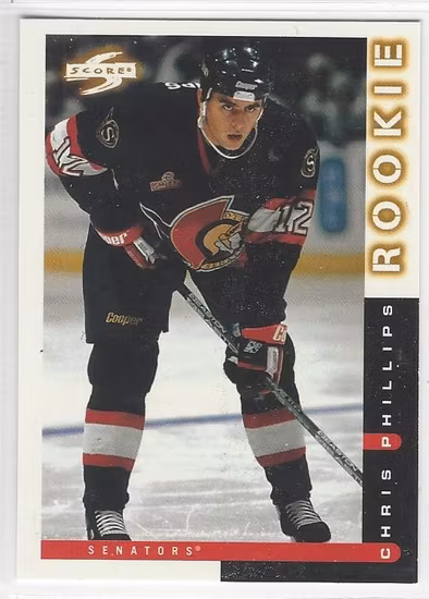 1997-98 Score #71 Chris Phillips (5-261x7-SENATORS)
