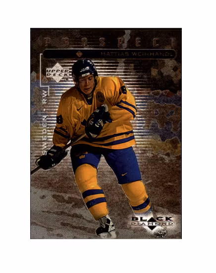 1998-99 Black Diamond #112 Mattias Weinhandl SP RC (10-X197-SWEDEN)