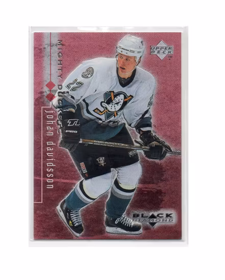 1998-99 Black Diamond Double Diamond #3 Johan Davidsson (12-X195-DUCKS)