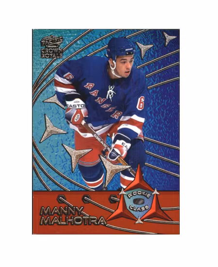 1998-99 Crown Royale Rookie Class #6 Manny Malhotra (12-X256-RANGERS)