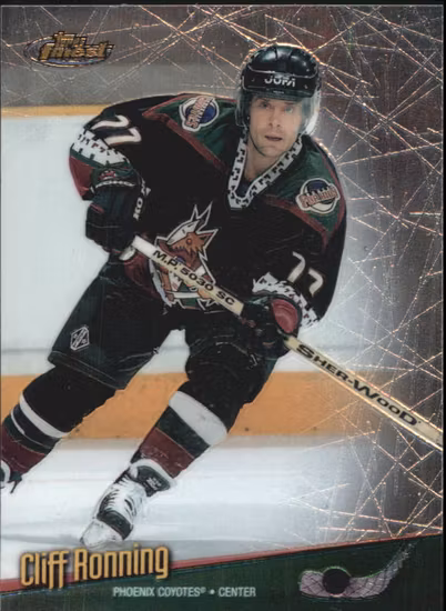 1998-99 Finest No Protectors #44 Cliff Ronning (5-X12-COYOTES)