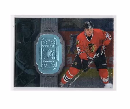 1998-99 SPx Finite #19 Dmitri Nabokov (10-X196-BLACKHAWKS)
