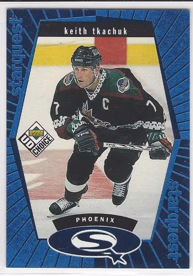 1998-99 UD Choice StarQuest Blue #SQ30 Keith Tkachuk (10-245x2-COYOTES)