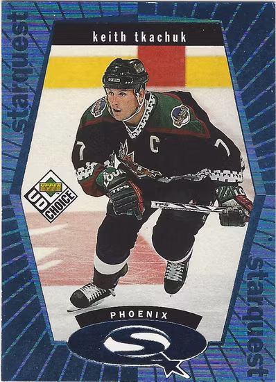 1998-99 UD Choice StarQuest Blue #SQ30 Keith Tkachuk (10-X76-COYOTES)