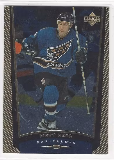 1998-99 Upper Deck Gold Reserve #386 Matt Herr RC (10-243x8-CAPITALS)