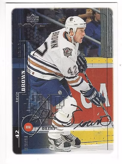 1998-99 Upper Deck MVP Silver Script #84 Kevin Brown (10-240x6-OILERS)