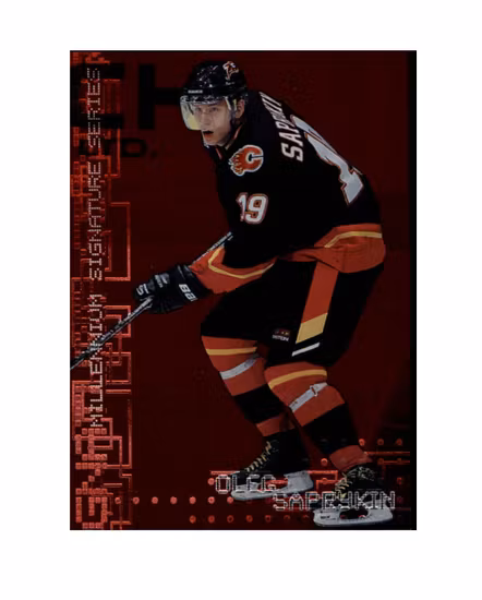 1999-00 BAP Millennium Ruby #41 Oleg Saprykin (10-X169-FLAMES)