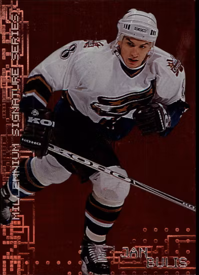 1999-00 BAP Millennium Ruby #250 Jan Bulis (10-X24-CAPITALS)