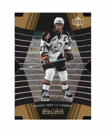 1999-00 Black Diamond Diamond Cut #12 Michael Peca (15-X2-SABRES)