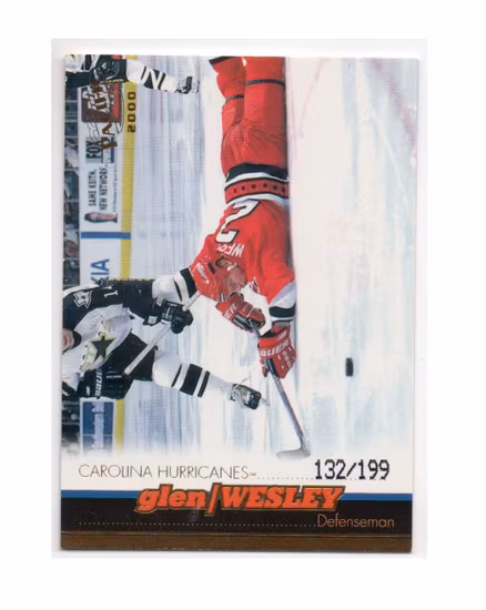 1999-00 Pacific Gold #82 Glen Wesley (15-X193-HURRICANES)