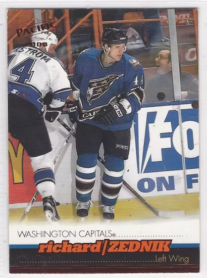1999-00 Pacific Red #449 Richard Zednik (10-X141-CAPITALS)