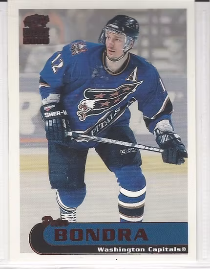 1999-00 Paramount Red #242 Peter Bondra (10-229x2-CAPITALS)