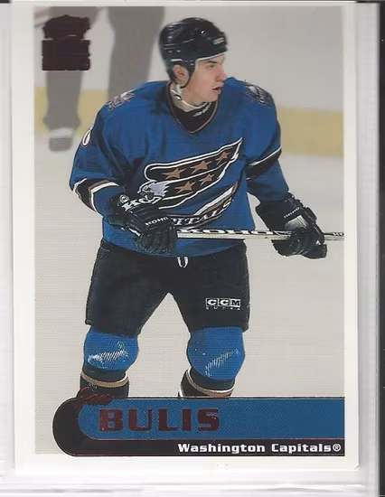 1999-00 Paramount Red #243 Jan Bulis (10-229x3-CAPITALS)