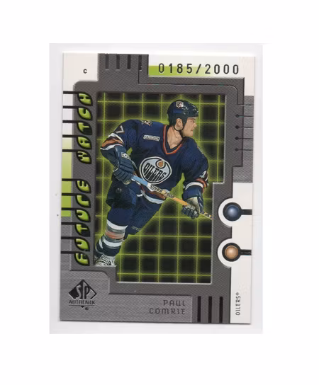 1999-00 SP Authentic #103 Paul Comrie RC (25-X219-OILERS)