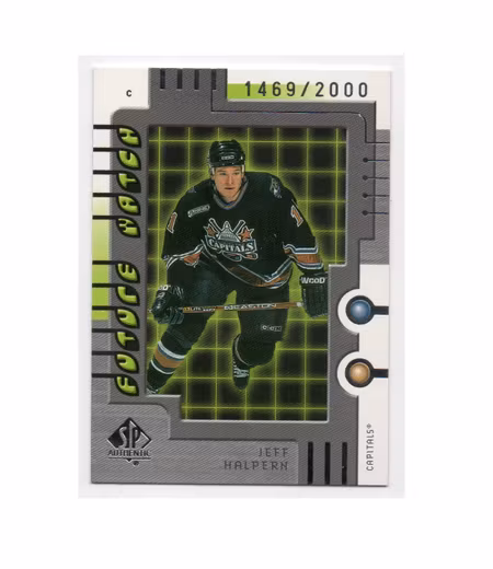 1999-00 SP Authentic #120 Jeff Halpern RC (12-X211-CAPITALS)