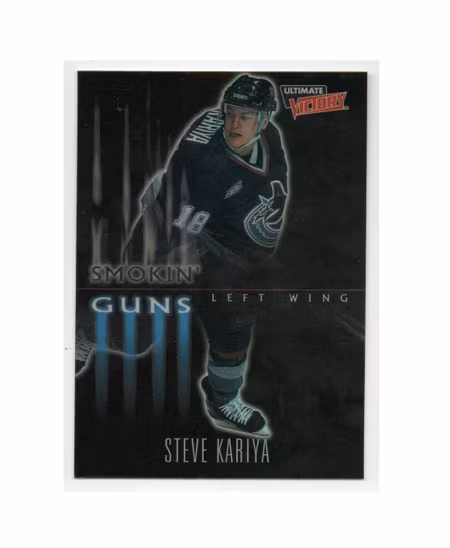 1999-00 Ultimate Victory Smokin Guns #SG4 Steve Kariya (15-X158-CANUCKS)