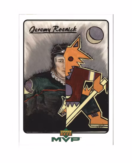 1999-00 Upper Deck MVP Draw Your Own Trading Card #W28 Jeremy Roenick (10-X175-COYOTES)