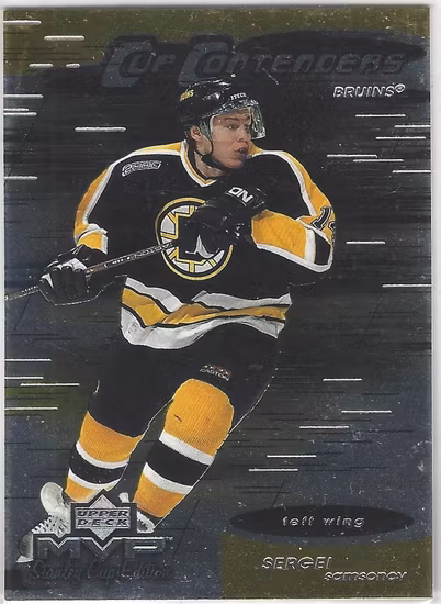 1999-00 Upper Deck MVP SC Edition Cup Contenders #CC2 Sergei Samsonov (15-X42-BRUINS)