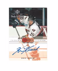 1999-00 Upper Deck MVP SC Edition ProSign #KB Kris Beech (25-9x1-OTHERS)