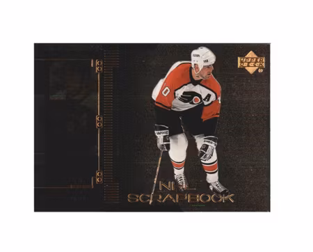 1999-00 Upper Deck NHL Scrapbook #SB13 John LeClair (10-X191-FLYERS)