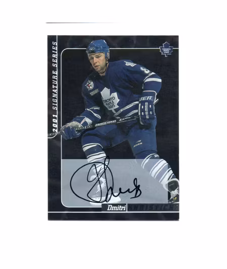 2000-01 BAP Signature Series Autographs #31 Dimitri Khristich (30-X267-MAPLE LEAFS)