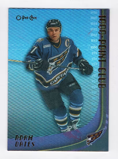 2000-01 O-Pee-Chee 1000 Point Club #PC7 Adam Oates (15-X71-CAPITALS)