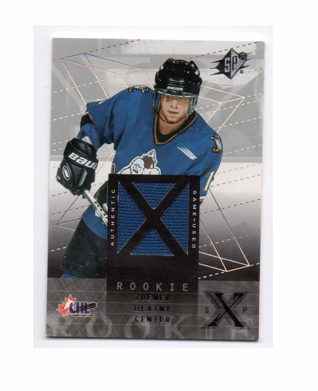 2000-01 SPx #122 Zdenek Blatny JSY RC (30-X145-OTHERS)