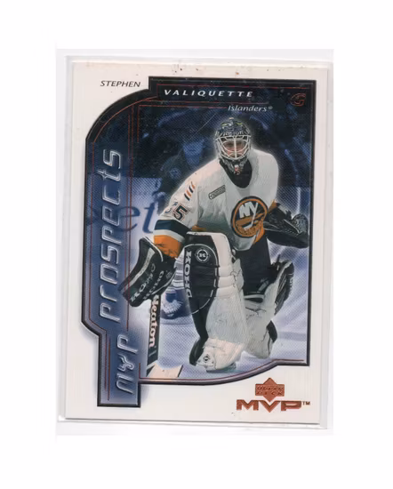 2000-01 Upper Deck MVP #199 Steve Valiquette RC (10-X210-ISLANDERS)