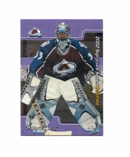 2001-02 BAP Signature Series Certified 50 #C59 Patrick Roy (200-X283-AVALANCHE)